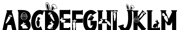 Bunny Holiday Font UPPERCASE