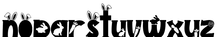 Bunny Holiday Font LOWERCASE