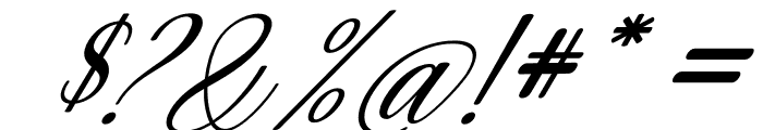 Bunny Honey Italic Font OTHER CHARS