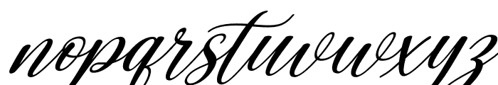 Bunny Honey Italic Font LOWERCASE
