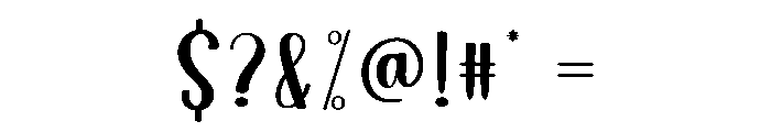 Bunny House Font OTHER CHARS