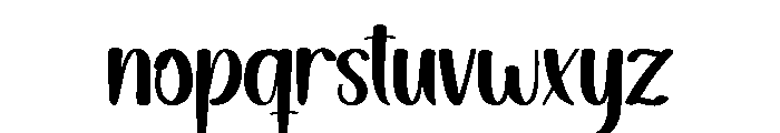 Bunny House Font LOWERCASE