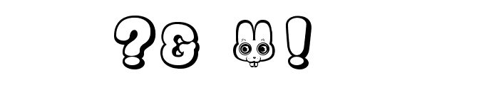 Bunny Mambo_PersonalUseOnly Font OTHER CHARS