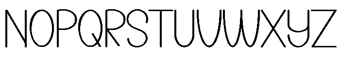 Bunny Spring1 Font LOWERCASE