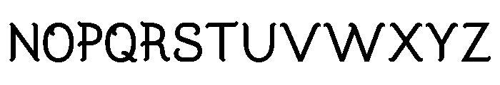 Bunodriqua Font UPPERCASE