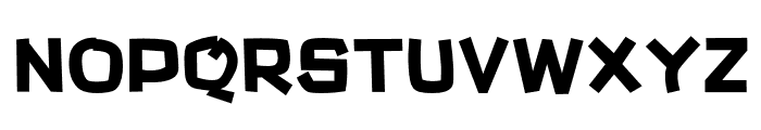 Bunta One KanaB Font UPPERCASE