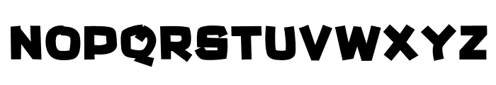 Bunta One KanaU Font UPPERCASE