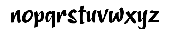 Buntelan Font LOWERCASE