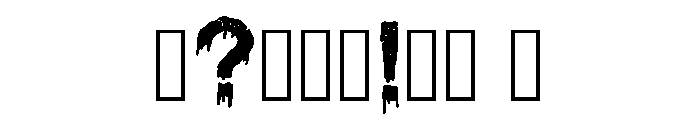 Buraks Slimey Regular Font OTHER CHARS