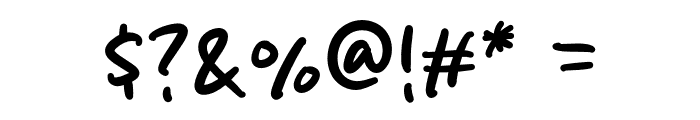 Burger Steak Font OTHER CHARS