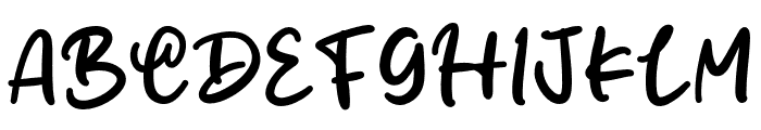 Burger Steak Font UPPERCASE