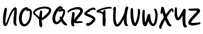 Burger Steak Font UPPERCASE