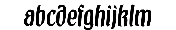 Burgfest Font LOWERCASE