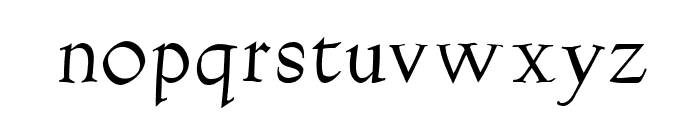 Burklein-Oblique Font LOWERCASE