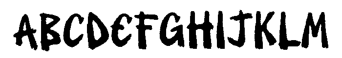 Burn Timber Free Regular Font UPPERCASE