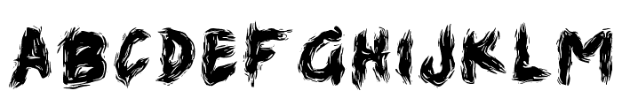 Burnart Font UPPERCASE