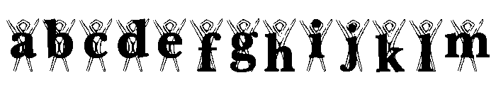 Burning Man Google 1998 Regular FONT