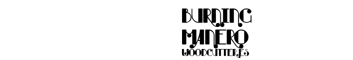 Burning Manero Font OTHER CHARS