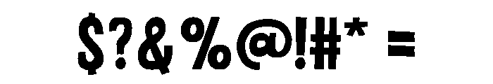 Burnout1 Font OTHER CHARS