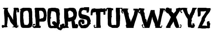 Burton's Park Font UPPERCASE