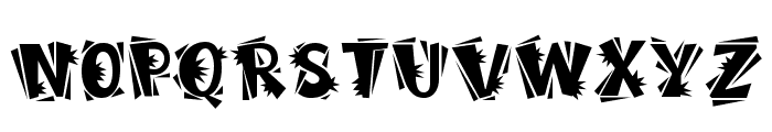 BurweedICG Thorny Font UPPERCASE