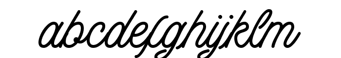 Buryland Script Regular DEMO Font LOWERCASE
