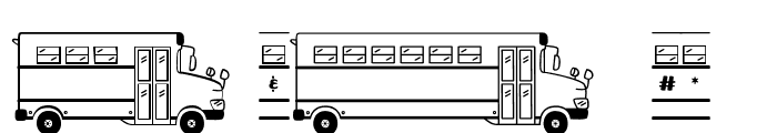 (Bus-words) Font OTHER CHARS