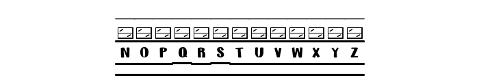 (Bus-words) Font LOWERCASE