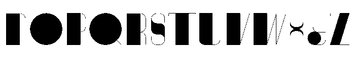 Busby Font UPPERCASE