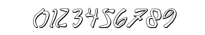 Bushido Shadow Italic Font OTHER CHARS