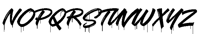 Bushland Splat PERSONAL USE PERSONAL USE ONLY Font UPPERCASE