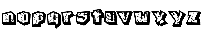 Busho Heavy Font LOWERCASE