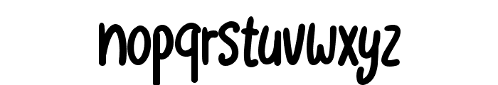 Bushwackers Font LOWERCASE