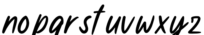 Busteball Personal Use Font LOWERCASE