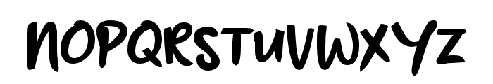 Buster Down Font UPPERCASE
