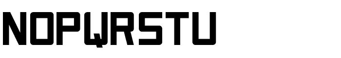 Buster Font LOWERCASE