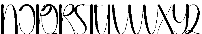 Busy Font UPPERCASE