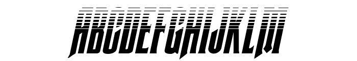 Butch & Sundance Two-Tone Italic Font UPPERCASE