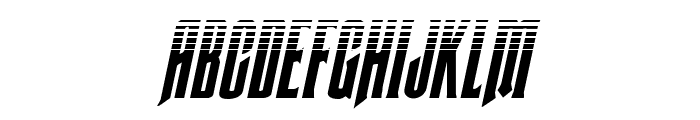 Butch & Sundance Two-Tone Italic Font LOWERCASE