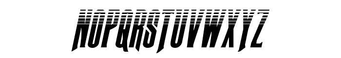 Butch & Sundance Two-Tone Italic Font LOWERCASE