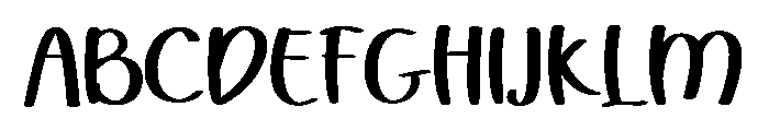 Butter Chocolate Font UPPERCASE