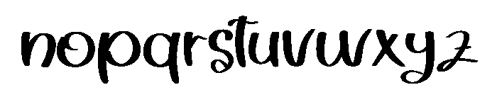 Butter Chocolate Font LOWERCASE