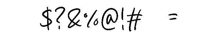 Butter Gold Font OTHER CHARS