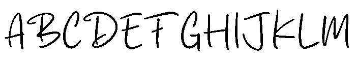 Butter Gold Font UPPERCASE