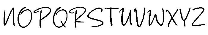 Butter Gold Font UPPERCASE