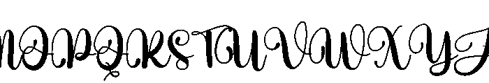 Butter Signature Font UPPERCASE
