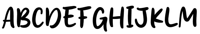 Butter Splash Font UPPERCASE