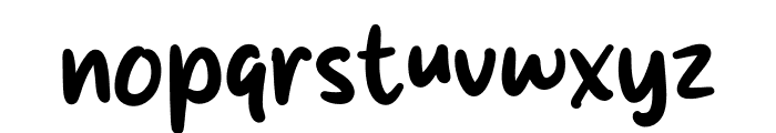 Butter Splash Font LOWERCASE