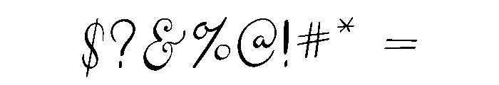 ButterFactory Font OTHER CHARS