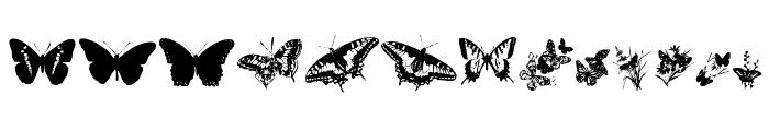 Butterflies by Darrian Font UPPERCASE